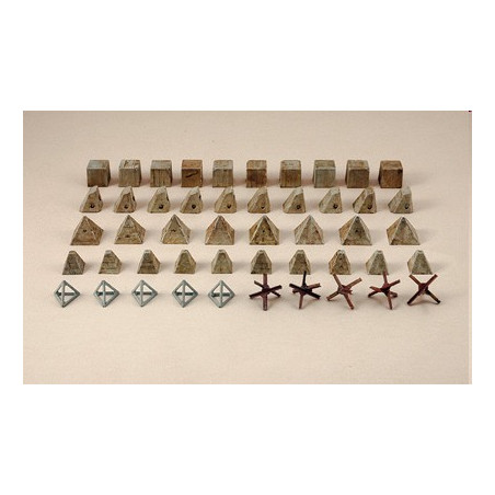 Italeri - 1:72 Panzerabwehr Hindernisse