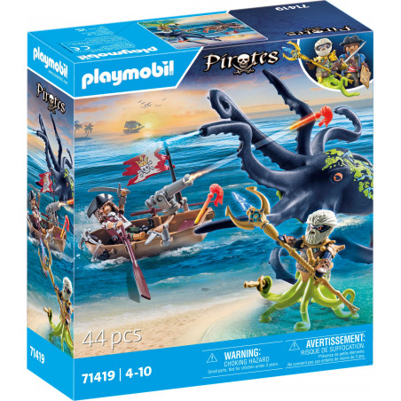 PLAYMOBIL 71419 - Pirates - Kampf gegen den Riesenoktopus