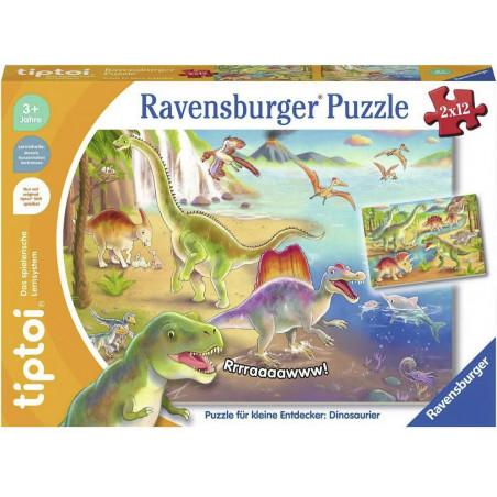 Ravensburger - tiptoi Puzzle für kleine Entdecker: Dinosaurier