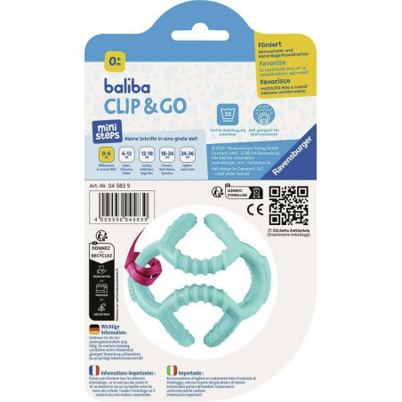 Ravensburger - ministeps: baliba Clip & Go türkis