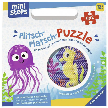 Ravensburger - ministeps: Plitsch-Platsch-Puzzle Meerestiere