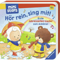 Ravensburger - ministeps: Hör rein, sing mit  Meine ersten Jahreszeiten-Lieder