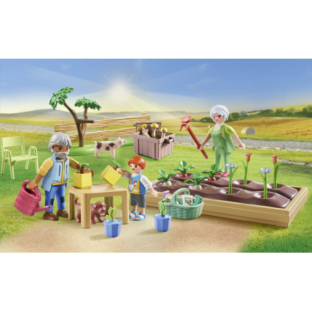 PLAYMOBIL 71443 - Country - Idyllischer Gemüsegarten bei den Großeltern