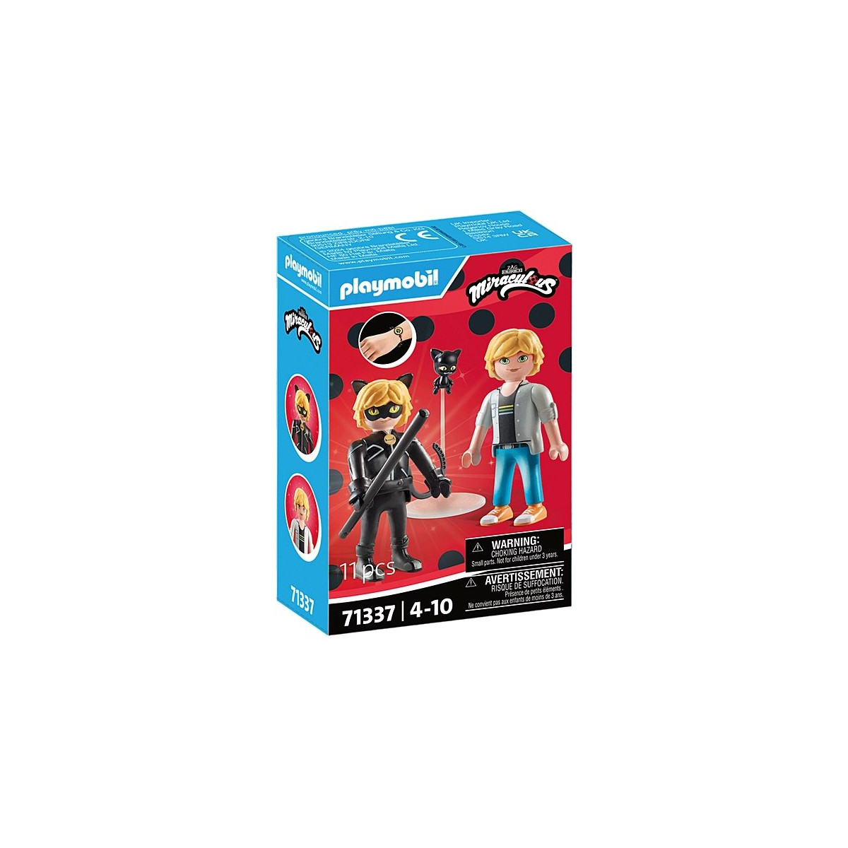 PLAYMOBIL 71337 - Miraculous - Adrien & Cat Noir