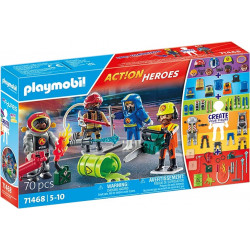 PLAYMOBIL 71468 - Action Heroes - My Figures: Feuerwehr