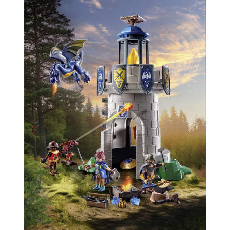 PLAYMOBIL 71483 - Novelmore - Ritterturm mit Schmied und Drache