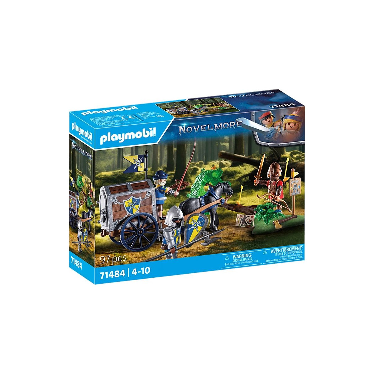 PLAYMOBIL 71484 - Novelmore - Überfall auf Transportwagen