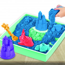 Spin Master - Kinetic Sand - Sand Box Set Blau (454g)