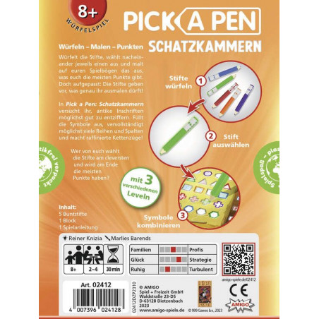 Amigo Spiele - Pick a Pen - Schatzkammern