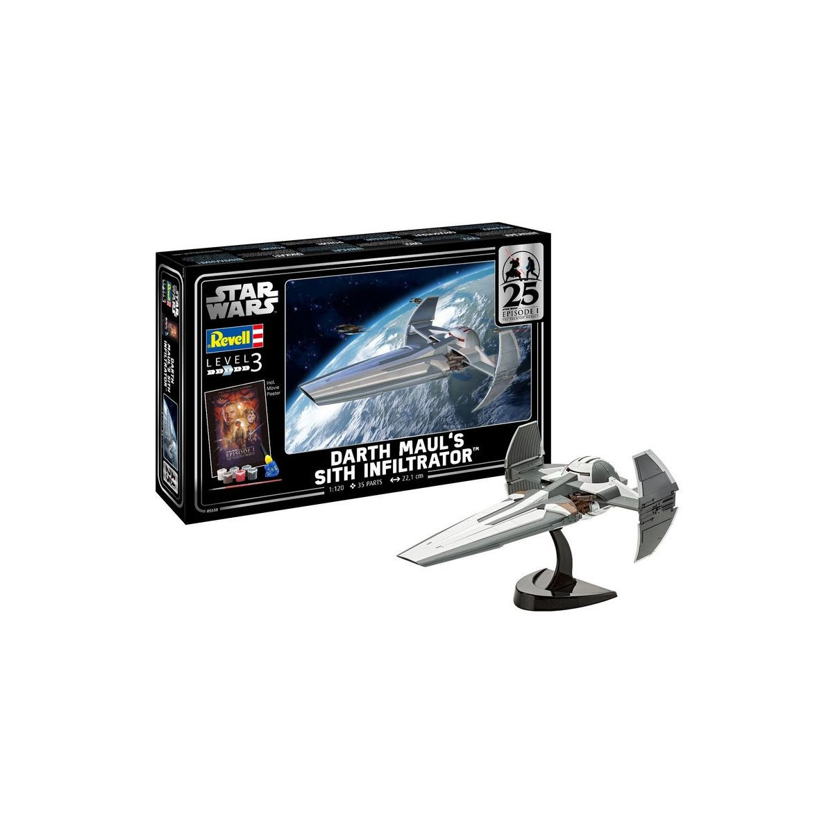 Revell - Geschenkset Darth Maul's Sith Infiltrator