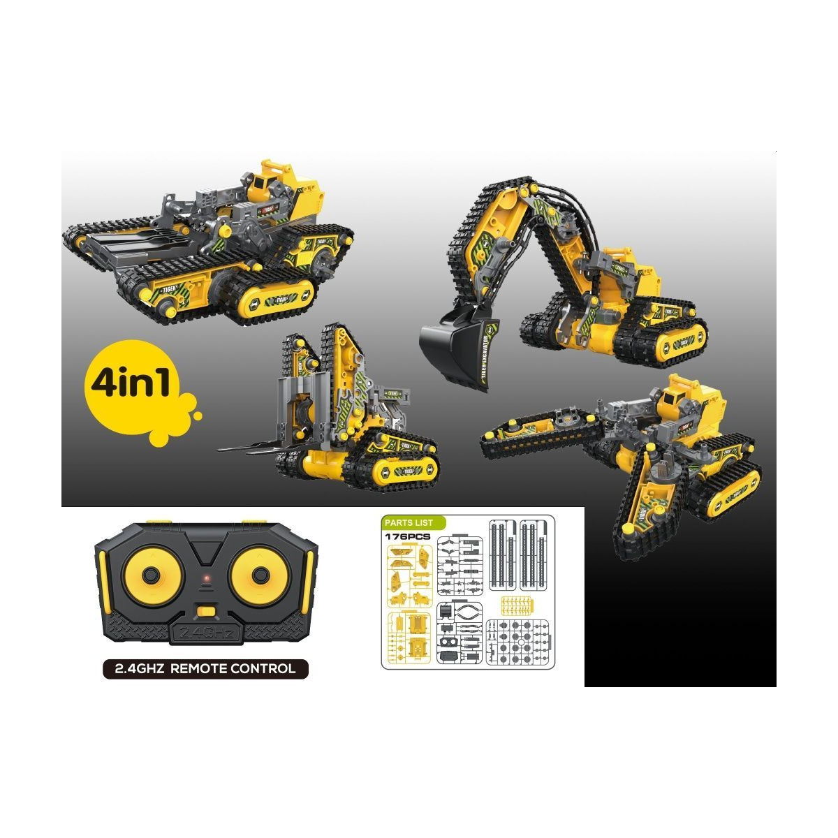 Revell Control - RC Engineering Vehicle 4in1