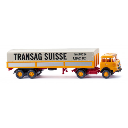 Wiking - Pritschensattelzug (Krupp 806) "Transag Suisse"