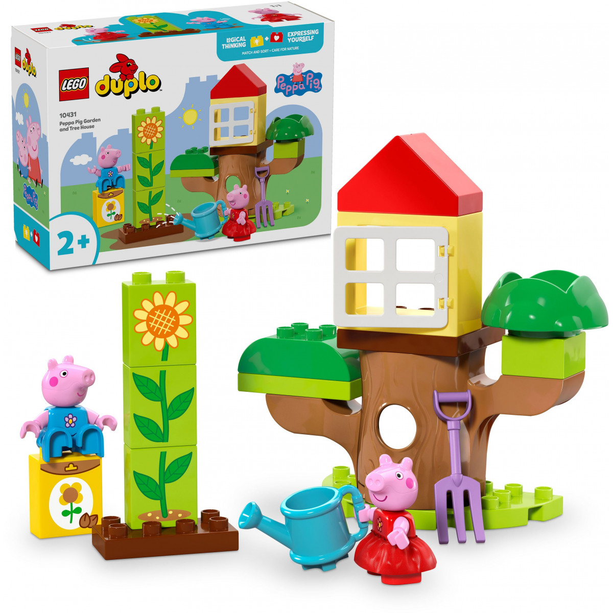 LEGO DUPLO Peppa Pig 10431 - Peppas Garten mit Baumhaus