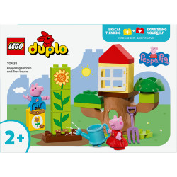 LEGO DUPLO Peppa Pig 10431 - Peppas Garten mit Baumhaus