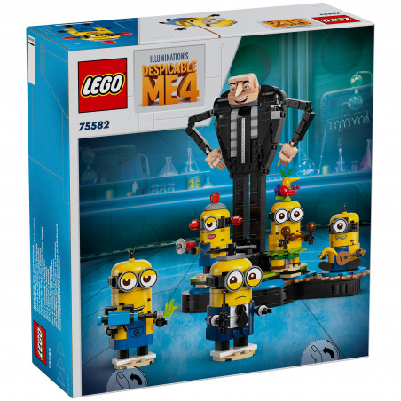 LEGO Minions 75582 - Brick-Built Gru and Minions