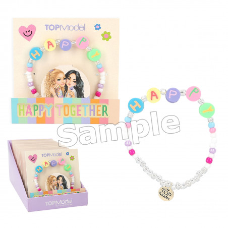 Depesche - TOPModel Armband Happy Botschaft JOY