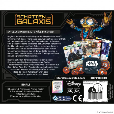 Fantasy Flight Games - Star Wars Unlimited – Schatten der Galaxis – Prerelease-Box (DE)
