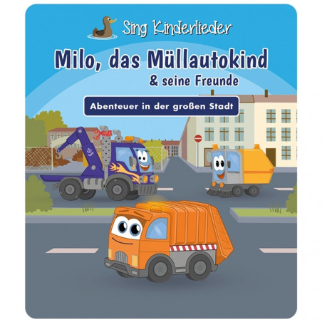 Tonies - Sing Kinderlieder - Milo, das Müllauto-Kind & seine Freunde - Abenteuer in der großen Stadt