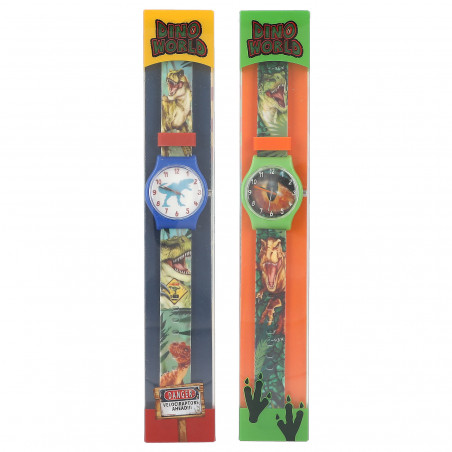 Depesche - Dino World Silikon-Armbanduhr