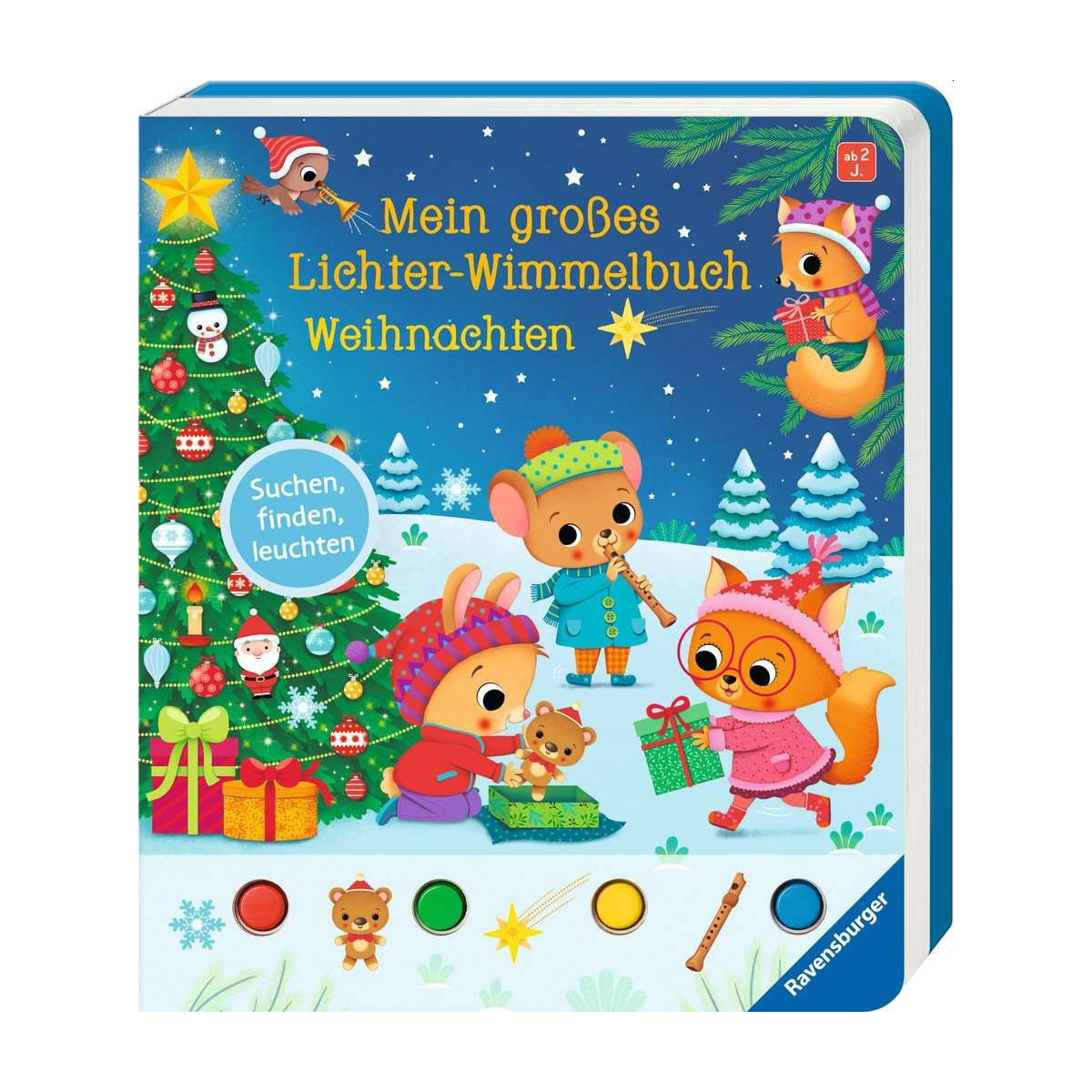 Ravensburger - Mein großes Lichter-Wimmelbuch: Weihnachten