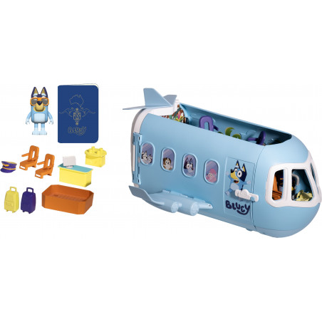 MooseToys - Bluey 3-in-1-Flugzeug-Spielset