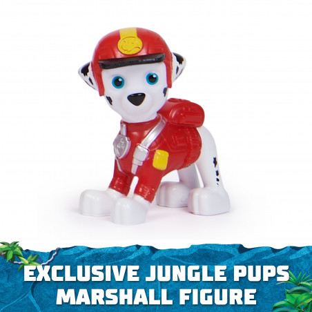 Spin Master - Paw Patrol - Jungle Pups Marshall Deluxe Vehicle