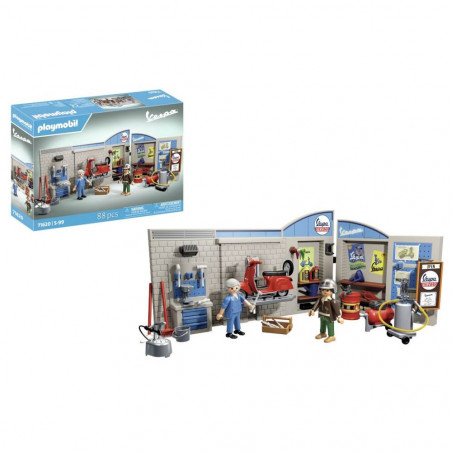 PLAYMOBIL - 60s Vespa Garage PLAYMOBIL - 60s Vespa Garage