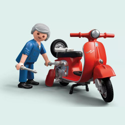 PLAYMOBIL - 60s Vespa Garage PLAYMOBIL - 60s Vespa Garage