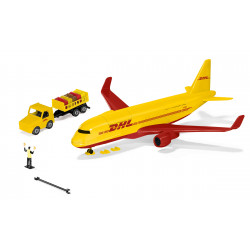 SIKU World - DHL Frachtflugzeug mit Zubehör