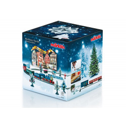 Märklin - Weihnachts-Startpackung 230 Volt. Güterzug mit Gleisoval und entsprech