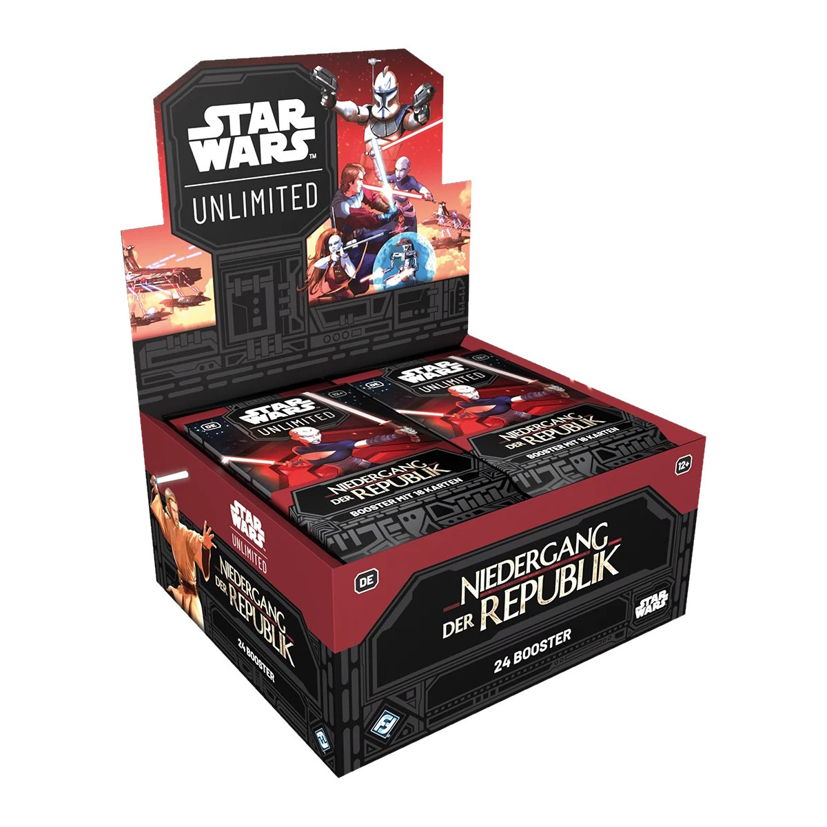 Fantasy Flight Games - Star Wars: Unlimited – Niedergang der Republik - Booster (Display)