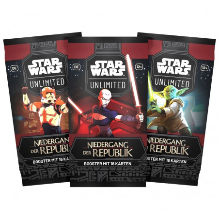 Fantasy Flight Games - Star Wars: Unlimited – Niedergang der Republik - Booster (Display) Fantasy Flight Games - Star Wars: Unlimited – Niedergang der Republik - Booster (Display)