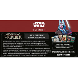 Fantasy Flight Games - Star Wars: Unlimited – Niedergang der Republik - Booster (Display) Fantasy Flight Games - Star Wars: Unlimited – Niedergang der Republik - Booster (Display)