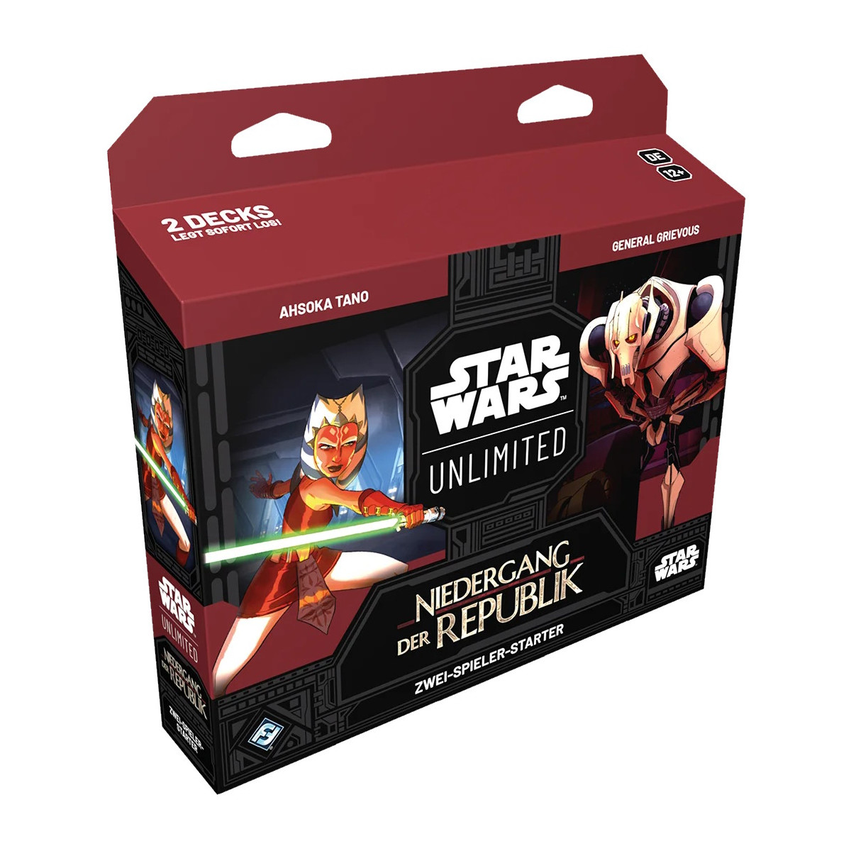 Fantasy Flight Games - Star Wars: Unlimited – Niedergang der Republik - Zwei-Spieler-Starter