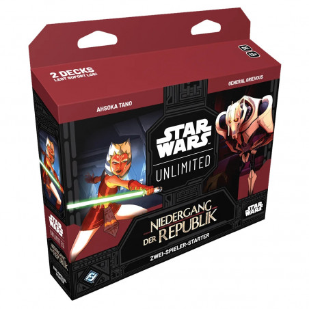 Fantasy Flight Games - Star Wars: Unlimited – Niedergang der Republik - Zwei-Spieler-Starter Fantasy Flight Games - Star Wars: Unlimited – Niedergang der Republik - Zwei-Spieler-Starter