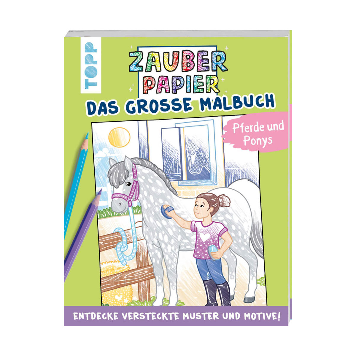 Zauberpapier Gr.Malb.Pferde