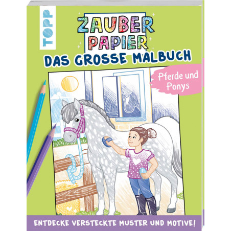 Zauberpapier Gr.Malb.Pferde