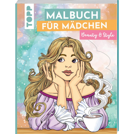 Malbuch für Mädchen Beauty & Style