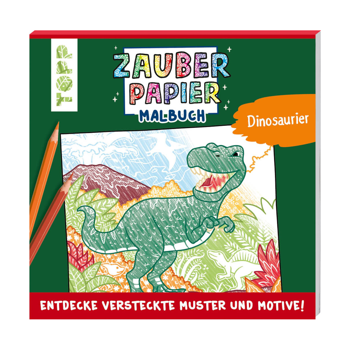 Zauberpapier Malbuch Dinosaurier