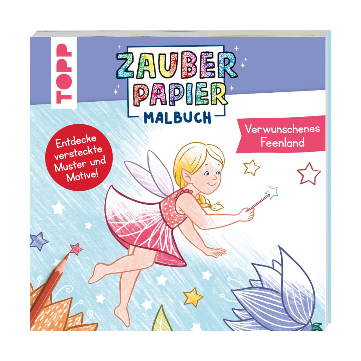 Zauberpapier Malbuch Verwunschenes Feenland