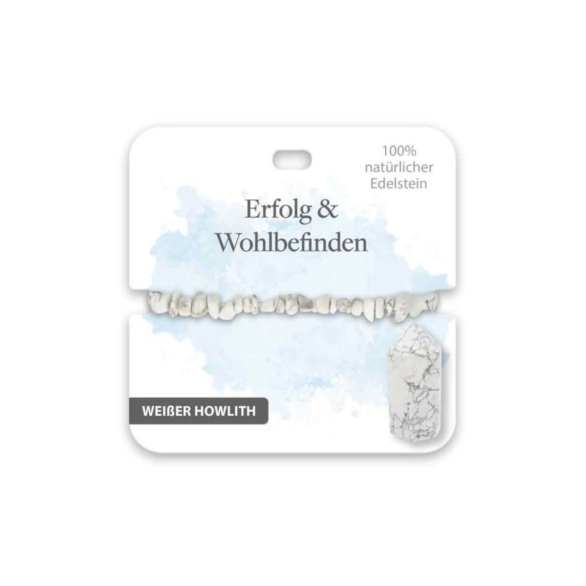 Armband Edelstein weißer Howlith (3)