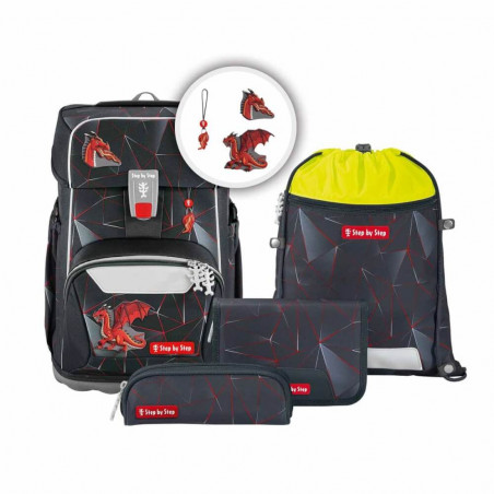 GIANT Schulranzen-Set Dragon Drako, 5-teilig