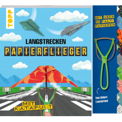 Langstrecken-Papierflieger mit Katapult
