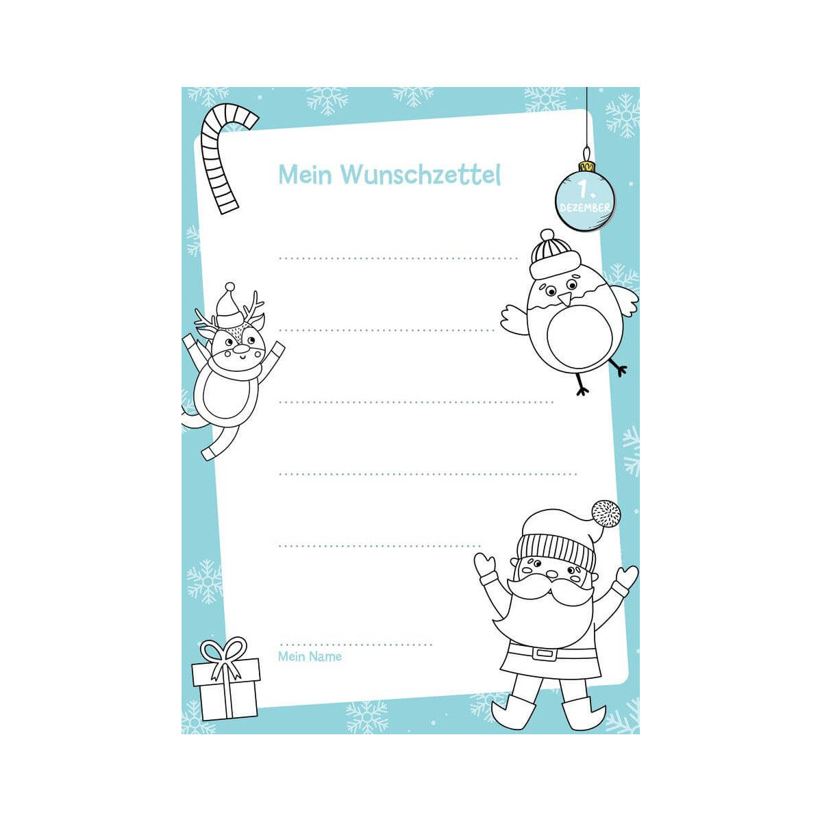 24 x malen und dann ist Weihn