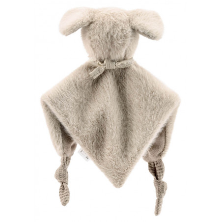 Schmusetuch S HUND Lucky - graubeige