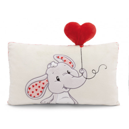 Kissen Love Elefant 43x25cm GREEN