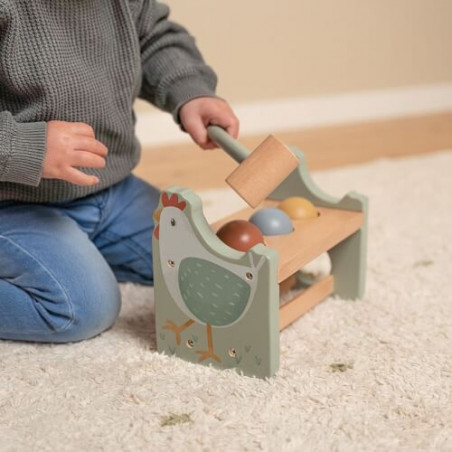 Hammerbank mit Kugeln Little Farm | Little Dutch