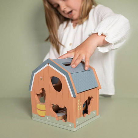 Formen-Steckspiel Little Farm | Little Dutch