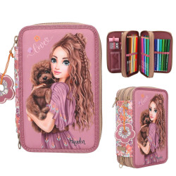 TOPModel 3 Fach Federtasche