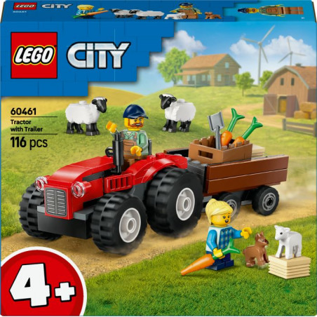 City Traktor mit Anhänger